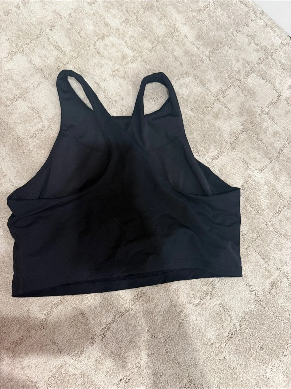 Athleta Black long line swim top